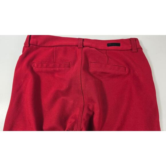 Kut from the kloth 0 red knit stretch trouser skinny pull on pants NWOT career - Picture 4 of 10